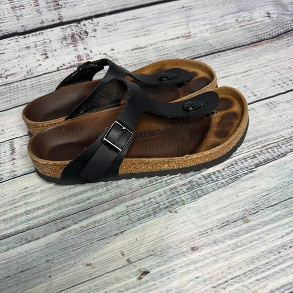 Birkenstock Gizeh Birko-Flor - Black EUR 38 US 7 - Picture 5 of 5